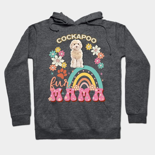 champagne cockapoo Fur Mama, champagne cockapoo For Dog Mom, Dog Mother, Dog Mama And Dog Owners Hoodie by StudioElla